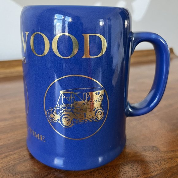 Silverwood Theme Park Vintage Mug "Step Back in Time" North Idaho Blue & Gold - Picture 5 of 8